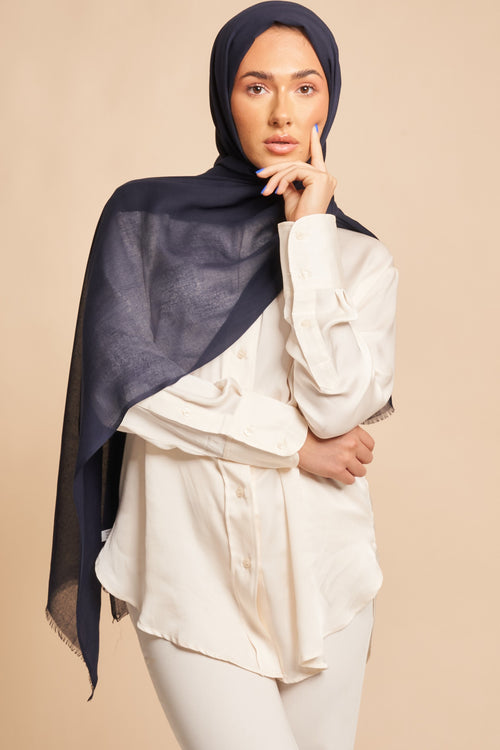 Midnight Blue | Premium Soft Touch Hijab