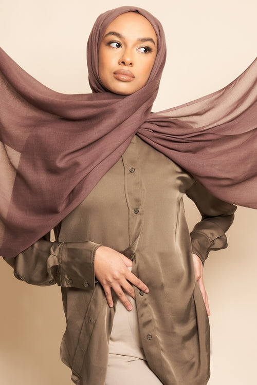 Mocha | Premium Soft Touch Hijab