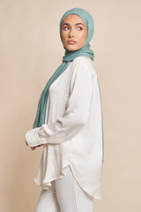 Sea Green I Premium Soft Touch Hijab