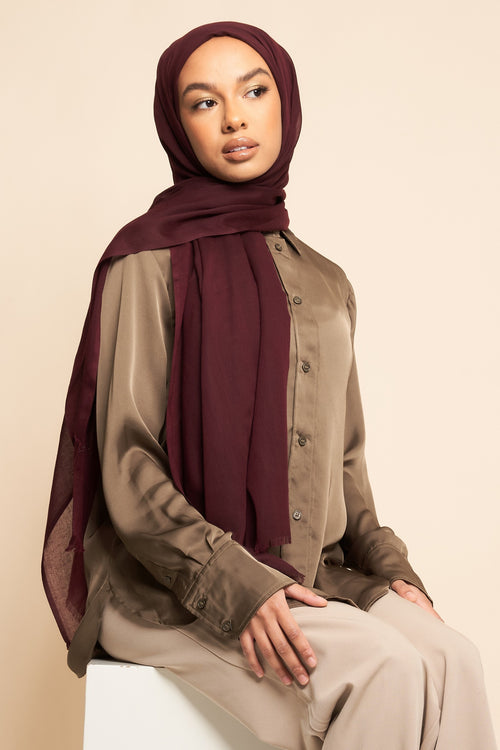 Perfect Plum | Premium Soft Touch Hijab