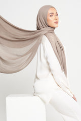 Taupe | Deluxe Crinkle Hijab