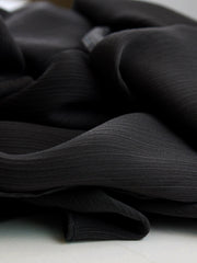 Black- Crinkle Chiffon Hijab