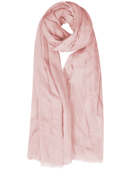 Mineral Peach Cotton Mix Hijab