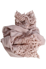 Dusky Pink | Crochet Lace Hijab