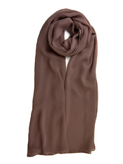 Pony Brown- Crinkle Chiffon