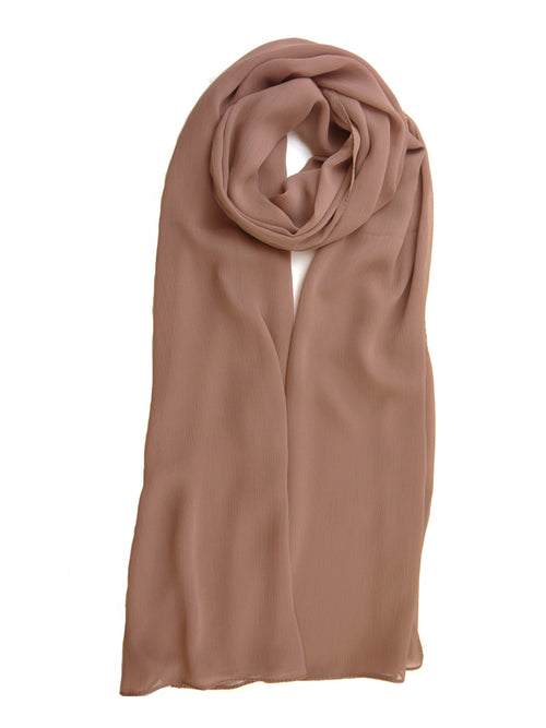Salmon- Crinkle Chiffon Hijab