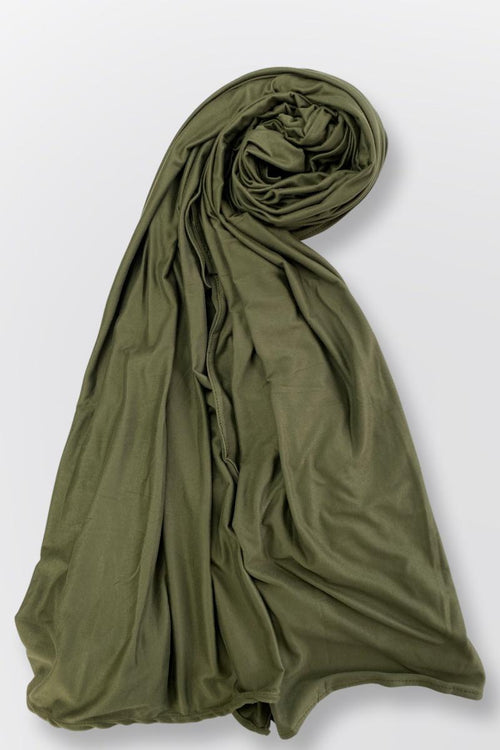 Khaki Maxi Jersey Hijab