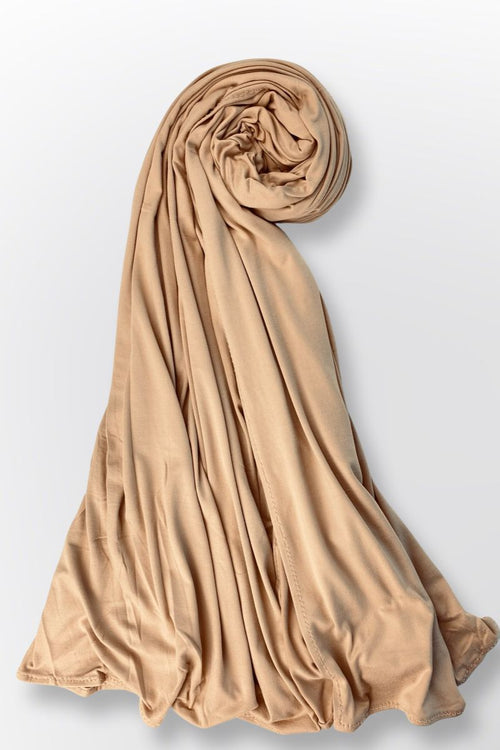 Beige Maxi Jersey Hijab