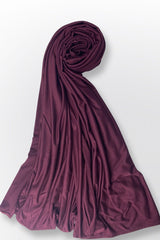 Plum Maxi Jersey Hijab