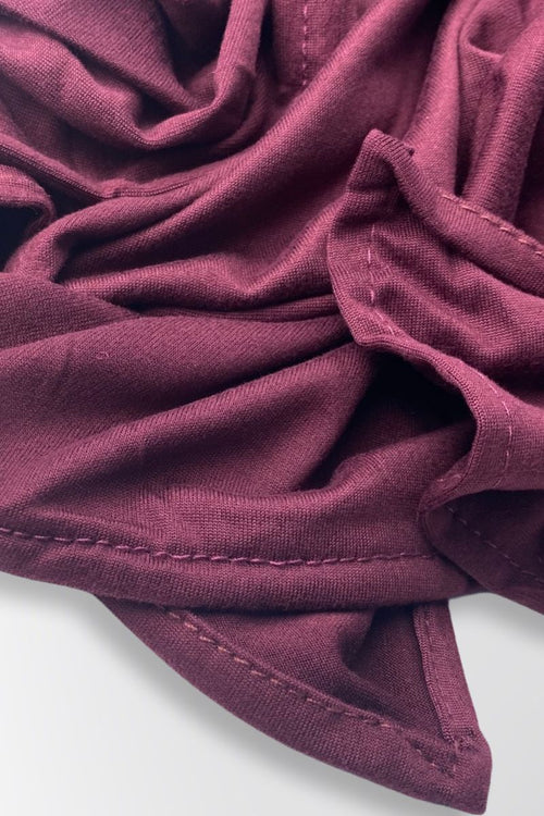 Plum Maxi Jersey Hijab