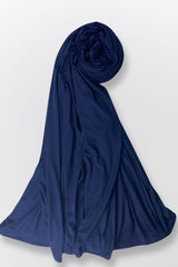 Navy Maxi Jersey Hijab