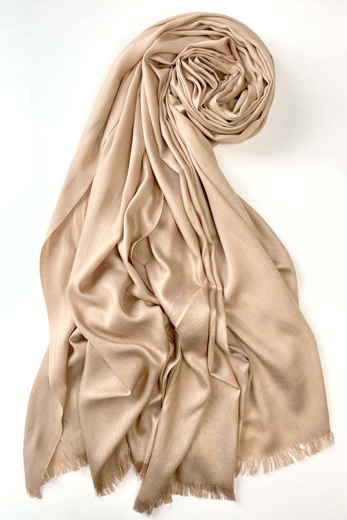 Light Beige Polished Cotton