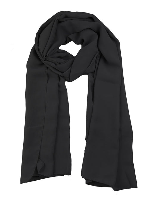 Black- Chiffon Hijab