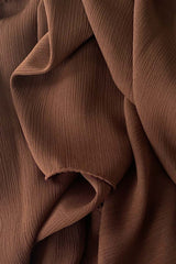 Cocoa Brown | Lightwieght Crinkle Chiffon Hijab