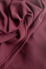 Deep burgundy- Chiffon Hijab