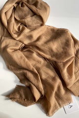 Caramel Cotton Mix Hijab