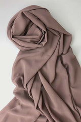 Dusky Taupe- Chiffon Hijab