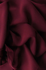 Maroon- Chiffon Hijab