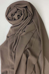 Mocha- Chiffon Hijab