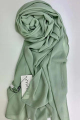 Sage Mint- Chiffon Hijab