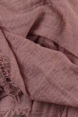 Dusky Pink Cotton Crinkle Hijab