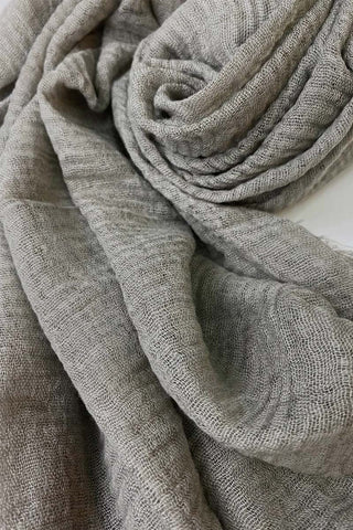 Dusky Pink Cotton Crinkle Hijab