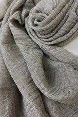 Silver Fox Cotton Crinkle Hijab