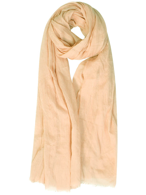 Cream Cotton Mix Hijab
