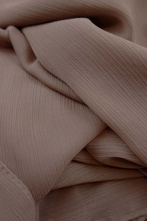 Nude Pink | Crinkle Chiffon Hijab