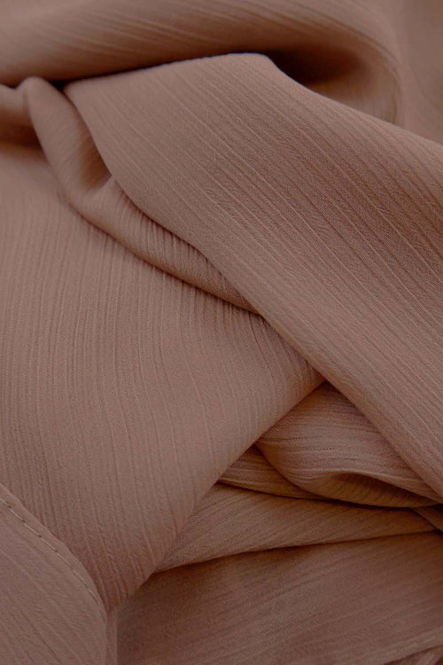 Salmon- Crinkle Chiffon Hijab