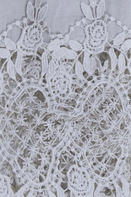 Iced Grey | Crochet Lace Hijab
