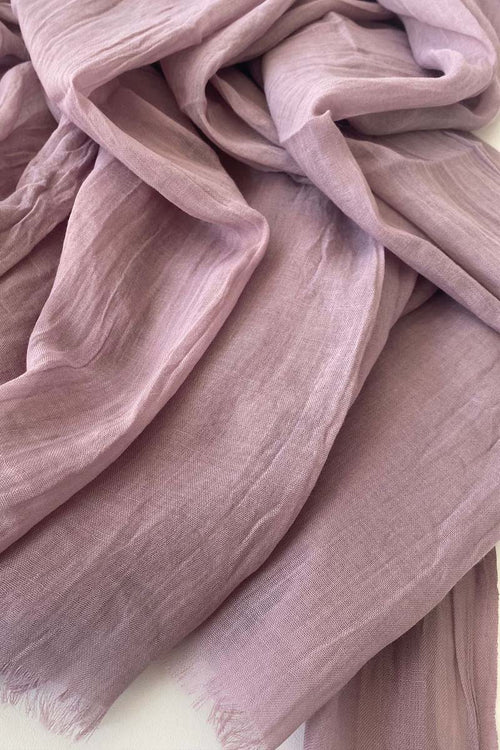 French Lilac Cotton Mix Hijab