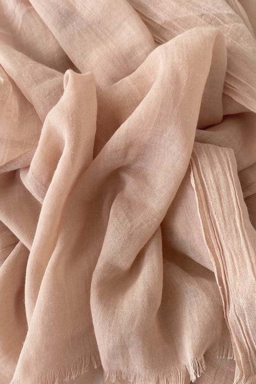 French Rose Cotton Mix Hijab
