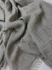 Silver Fox Cotton Crinkle Hijab