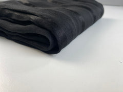 Black hijab with stripe detail