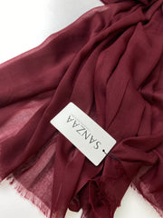 Berry Red I Premium Soft Touch Hijab