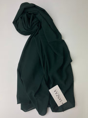 Emerald Green- Chiffon Hijab