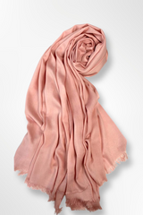 Coral Peach Polished Cotton