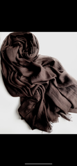 Cocoa Brown Cotton Mix Hijab