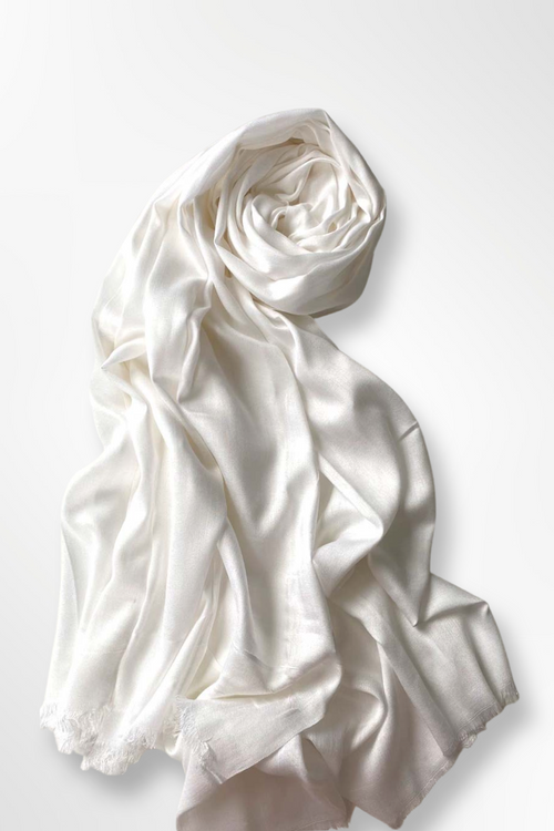 Pillow White Polished Cotton