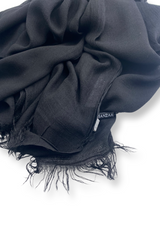 Black | Deluxe smooth Hijab