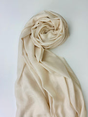 Butter milk  | Luxury Cotton Modal Hijab
