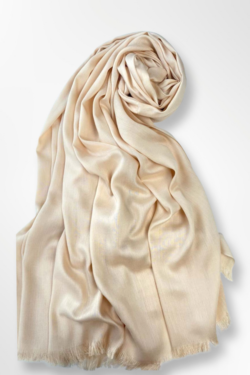 Custard Cream Polished Cotton
