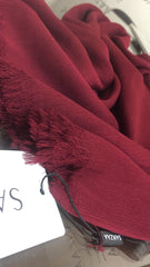 Deep Red | Deluxe Crinkle Hijab