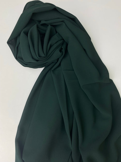 Emerald Green- Chiffon Hijab