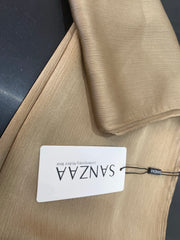 Crinkle Silk-Satin Touch Hijab | Antique Gold