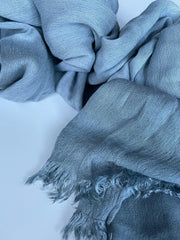 Iced Blue-Grey | Deluxe Crinkle Hijab