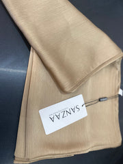Crinkle Silk-Satin Touch Hijab | Antique Gold