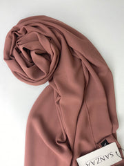 Dusty Rose- Chiffon Hijab