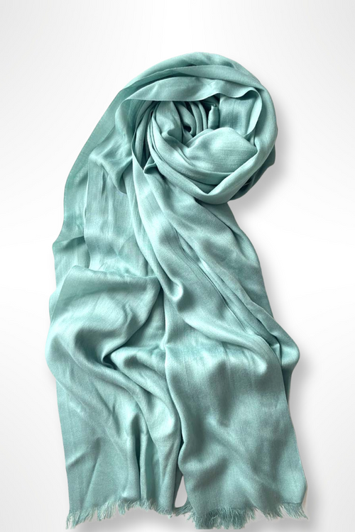Mint Green Polished Cotton